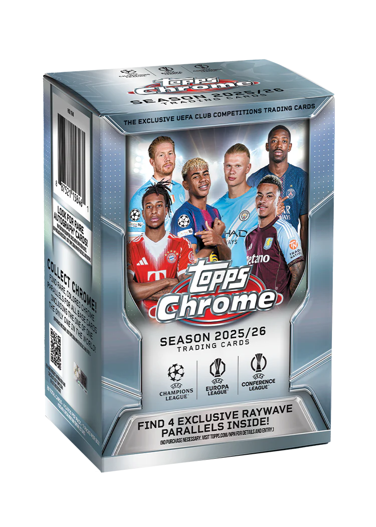 Topps Chrome® UEFA Club Competitions 2025-26 - Value Box