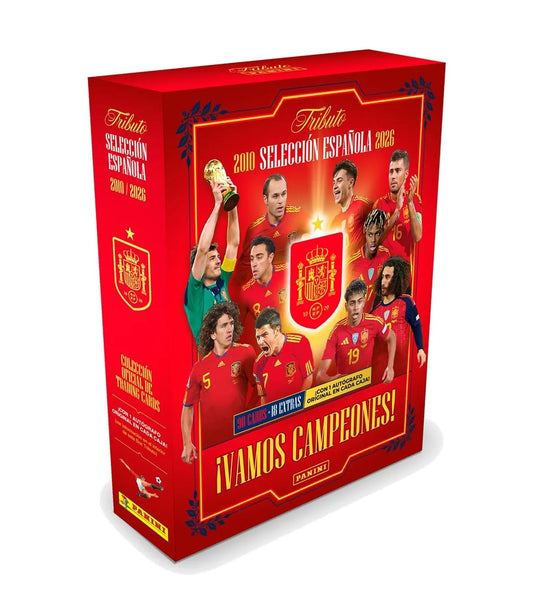 Collector Box - Tributo ¡VAMOS CAMPEONES! 2010-2026 - Panini Cromos PREVENTA